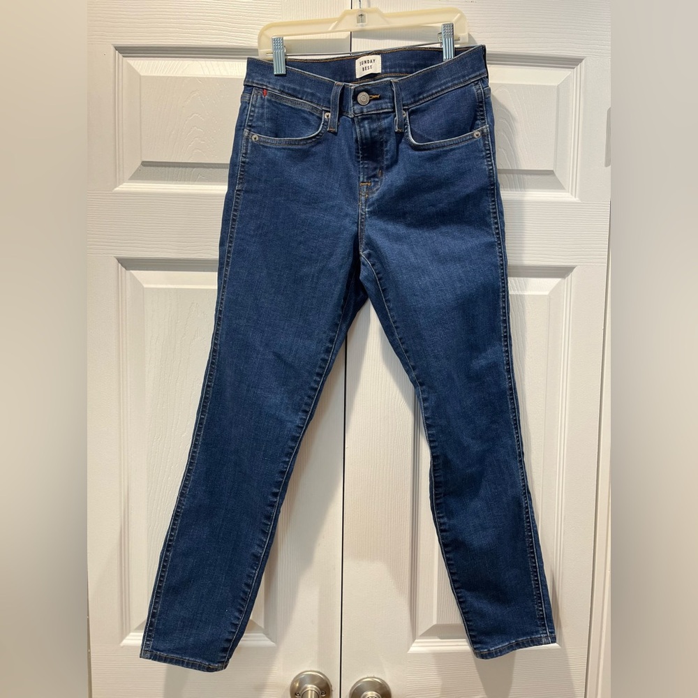 Sunday Best Aritzia Skinny Jeans Womens 29 Medium Wash Stretch Denim